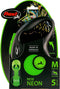 Flexi New Neon - Hondenriem - Groen - S - 5 m - <15 kg
