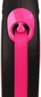 Flexi New Neon - Hondenriem Rollijn - Roze - M - Middelgrote Hond - 5 meter