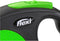 Flexi New Neon Tape - Hondenriem - Zwart/Groen - M - 5 m - (<25 kg)