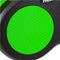 Flexi New Neon Tape - Hondenriem - Zwart/Groen - M - 5 m - (<25 kg)