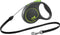 Flexi rollijn black design cord groen - S 5 MTR TOT 12 KG