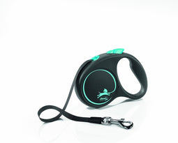 Flexi rollijn black design tape blauw - S 5 MTR TOT 15 KG