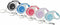 Flexi Rollijn New Comfort Tape M 5 m - Hondenriem - Blauw&Lichtgrijs
