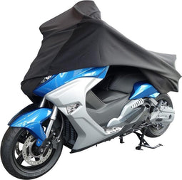 FLEXX motorhoes van DS COVERS – Indoor – Stofafstotend – Ademend – Lakvriendelijk - Premium stretch fit - Incl. Opbergzak – Maat M