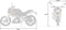 FLEXX motorhoes van DS COVERS – Indoor – Stofafstotend – Ademend – Lakvriendelijk - Premium stretch fit - Incl. Opbergzak – Maat M