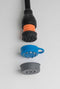 Flexyfoot stokdop - 16 cm zwart