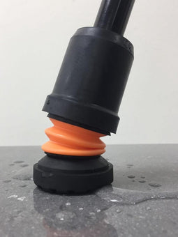Flexyfoot stokdop - 22 mm zwart