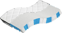 vidaXL - Pocketveringmatras - middelhard-plus - 80x200 - cm