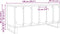 vidaXL - Recordkast - Zwart - Eiken - 100x38x48 - cm - Gelaagd - Hout