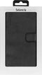 Selencia Hoesje Geschikt voor Samsung Galaxy J6 Hoesje Met Pasjeshouder - Selencia Echt Lederen Bookcase - Zwart
