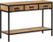 vidaXL - Wandtafel - 100x35x70 - cm - massief - ruw - mangohout