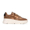 PS Poelman Jana - Chunky Leren Sneakers - Vetersluiting - Brons - Maat 40