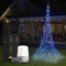 FlinQ Luminus Slimme Kerstboom 1200 LED - Vlaggenmast Kerstboom Verlichting 3 Meter - Buiten LED Kerstverlichting - Kleurkeuzes via App of Afstandbediening