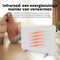FlinQ Slimme Infrarood Verwarming - Elektrische Verwarmingspaneel - Moderne Kachel - Geschikt voor Badkamer - Staand & Verplaatsbaar - Met Thermostaat - Wit Paneel - 450 W