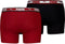 Puma Boxershorts Dual Logo 2-pack Burgundy-S