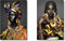 Schilderij DKD Home Decor Koloniaal Afrikaanse (50 x 2 x 70 cm) (2 Stuks)
