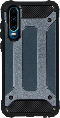 iMoshion Hoesje Geschikt voor Huawei P30 Hoesje - iMoshion Rugged Xtreme Backcover - Donkerblauw