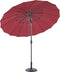 Beliani BAIA - Parasol - Rood - Kunststof
