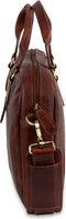 Justified Leren Schoudertas 13 inch Max Cognac