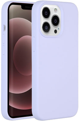Accezz Liquid Silicone Backcover - iPhone 13 Pro Max - Schokabsorberend - Paars