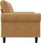 vidaXL - Tweezitsbank - 120 - cm - fluweel - bruin