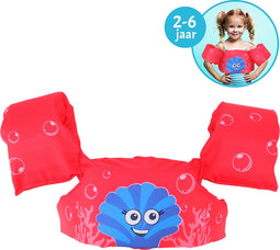 Floaty Friends puddle jumper - Schelp | Kinderzwemvest | Praktisch en comfortabel zwemhulpmiddel | 15-30 kg | 2-6 jaar