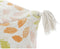 Floor cushion DKD Home Decor Beige Blad van een plant Shabby Chic 40 x 40 x 40 cm
