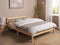 FLORAC - Bed - Lichthout - 140 x 200 cm - Dennenhout