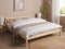 FLORAC - Bed - Lichthout - 180 x 200 cm - Dennenhout