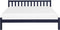 FLORAC - Tweepersoonsbed - Blauw - 140 x 200 cm - Dennenhout