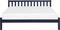 FLORAC - Tweepersoonsbed - Blauw - 140 x 200 cm - Dennenhout