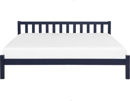 FLORAC - Tweepersoonsbed - Blauw - 180 x 200 cm - Dennenhout