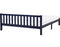 FLORAC - Tweepersoonsbed - Blauw - 180 x 200 cm - Dennenhout