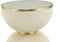Floraya - Bijzettafel Jamai - Creme/Goud - 47x47x51cm (LxBxH) - ook geschikt als salontafel