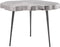Floraya - Bijzettafel Wood Art - Zilver - 65x56x50 cm (LxBxH) - Maximaal draagvermogen 20KG