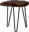 Floraya - Bijzettafel Woody 2 - Cederhout - 30x30x40 cm(LxBxH) - Maximaal draagvermogen 20KG