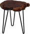 Floraya - Bijzettafel Woody 2 - Cederhout - 30x30x40 cm(LxBxH) - Maximaal draagvermogen 20KG