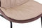 Floraya - Eetkamerstoel Brady - Beige/Bruin - 64x54x84 cm - Maximaal draagvermogen 120KG