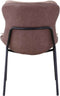 Floraya - Eetkamerstoel Brady - Beige/Bruin - 64x54x84 cm - Maximaal draagvermogen 120KG