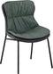 Floraya - Eetkamerstoel Brady - Groen/Donkergrijs - 64x54x84 cm - Maximaal draagvermogen 120KG