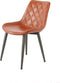 Floraya - Set 2 eetkamerstoelen Cecil - Bruin - 53x60x81,5cm (LxBxH) - Maximaal belastbaar gewicht 150KG