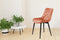 Floraya - Set 2 eetkamerstoelen Cecil - Bruin - 53x60x81,5cm (LxBxH) - Maximaal belastbaar gewicht 150KG