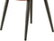 Floraya - Set 2 eetkamerstoelen Cecil - Bruin - 53x60x81,5cm (LxBxH) - Maximaal belastbaar gewicht 150KG