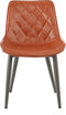 Floraya - Set 2 eetkamerstoelen Cecil - Bruin - 53x60x81,5cm (LxBxH) - Maximaal belastbaar gewicht 150KG