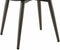 Floraya - Set 2 eetkamerstoelen Cecil - Donkerpaars - 53x60x81,5cm (LxBxH) - Maximaal belastbaar gewicht 150KG