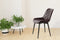 Floraya - Set 2 eetkamerstoelen Cecil - Donkerpaars - 53x60x81,5cm (LxBxH) - Maximaal belastbaar gewicht 150KG