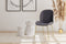 Floraya - Set 2 eetkamerstoelen Charlize - Grijs - 59x47x90cm (LxBxH) - Belastbaar tot 150KG