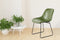 Floraya - Set 2 eetkamerstoelen Cora - Groen/Zwart - Maximaal draagvermogen 150KG
