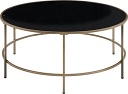 FLORENCE - Salontafel - Zwart - Glas