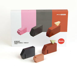 Floris Hovers Houten Boerderijdieren - set van 4